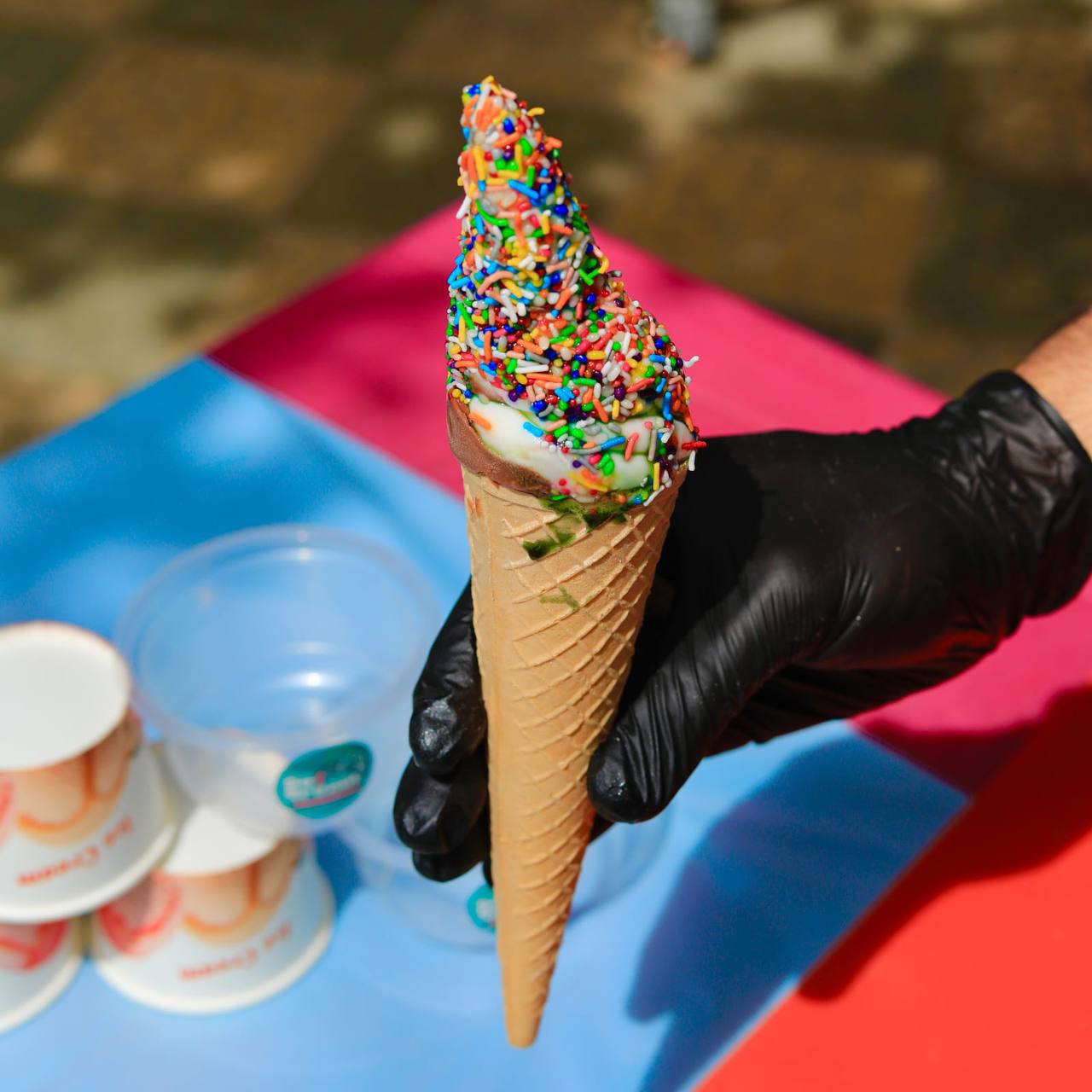 merry cream with Sprinkles
